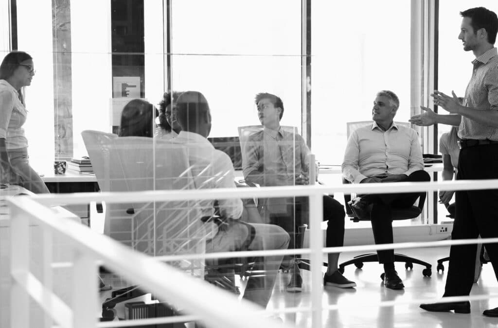 group of people doing some discussions