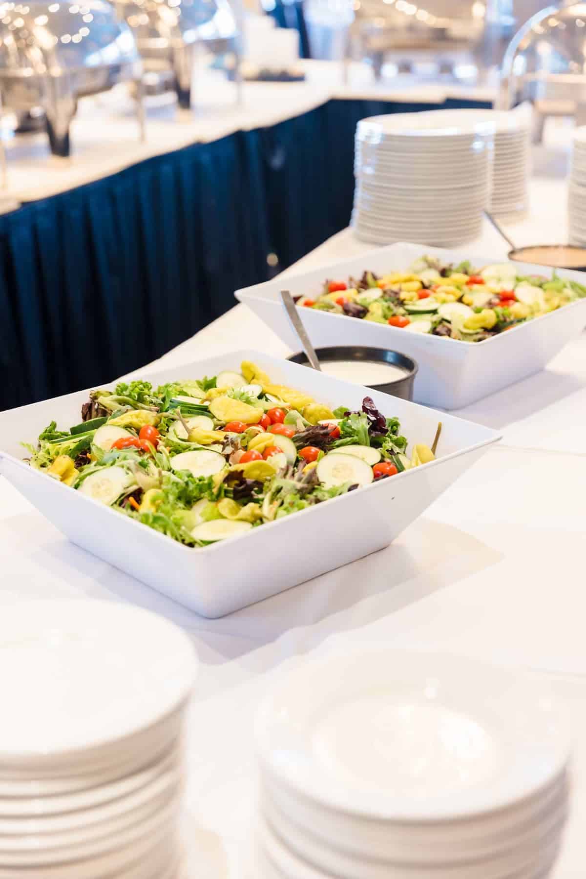 Fresh salad on the Ignite 2026 buffet