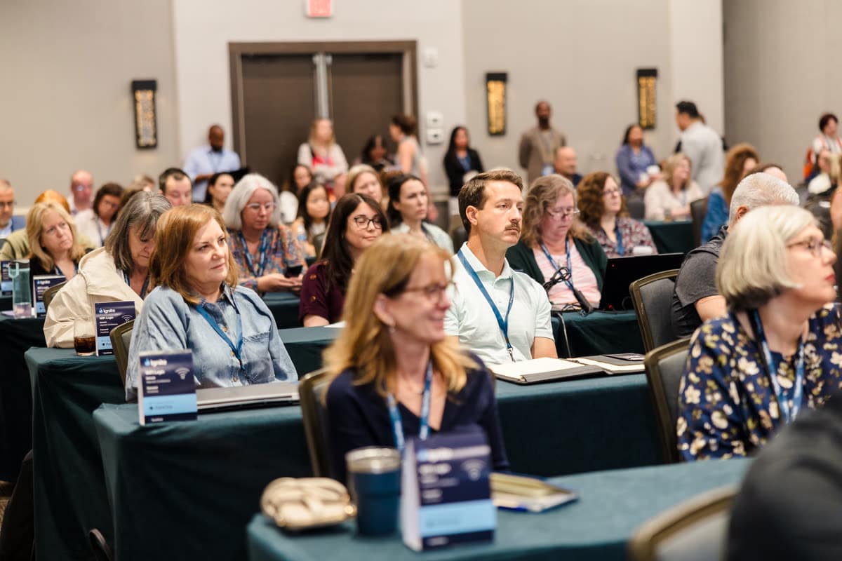 Attendees in a breakout session at Ignite 2026